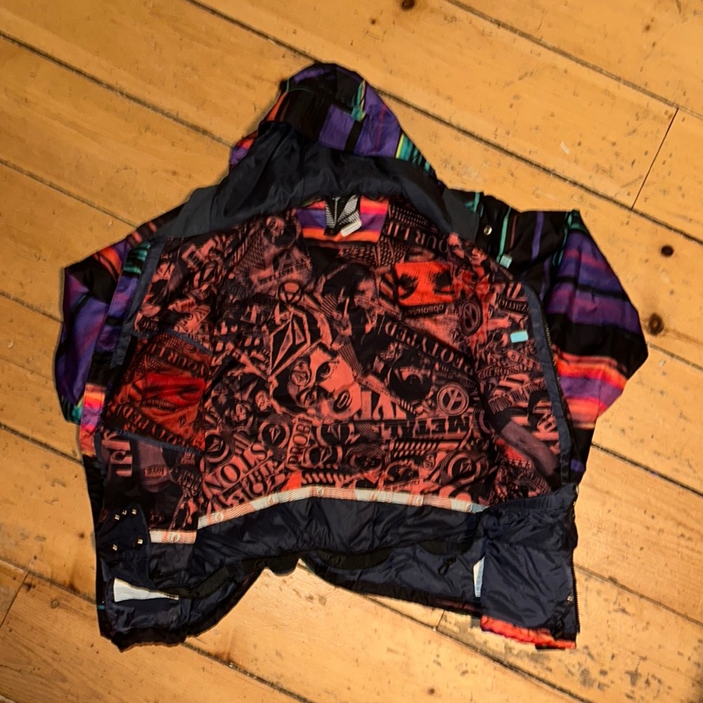 Volcom Multicolor Striped Jacket - Picture 2 of 4